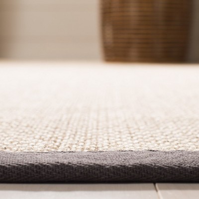 Handmade Tufted Marble Dark Grey Non-Slip Rectangular Rug 6' x 9'