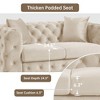 Contemporary  with Deep Button Tufting Dutch Velvet -Morden Fort - 2 of 4