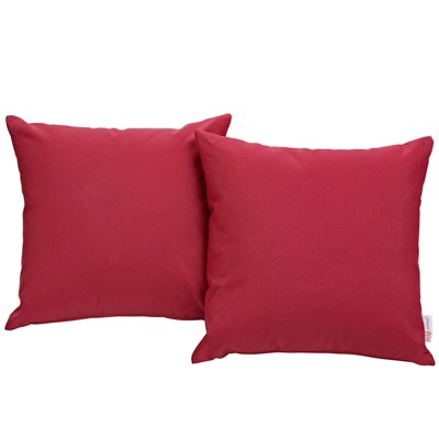 Modway Convene Two Piece Outdoor Patio Pillow Set