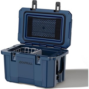 Hooure 60 Quart Cooler with Wheels, Ice Chests Portable Camping Cooler Holds Ice up to 6 Days, Leak-Proof Outdoor Insulated Cooler with Handle - 1 of 4
