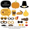 Big Dot of Happiness Give Thanks - Thanksgiving Party Photo Booth Props Kit - 20 Count - 2 of 4