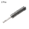 Unique Bargains Stainless Steel Cleaning Tools and Accessories Durable 1/4 Inch Hex Bore Brushes - 3 of 4