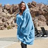 Catalonia Oversized Wearable Blanket Hoodie Sweatshirt with Zipper, Giant Faux Shearling Pullover | Gift for Adults Women Men Teens Wife Girlfriend - 3 of 4