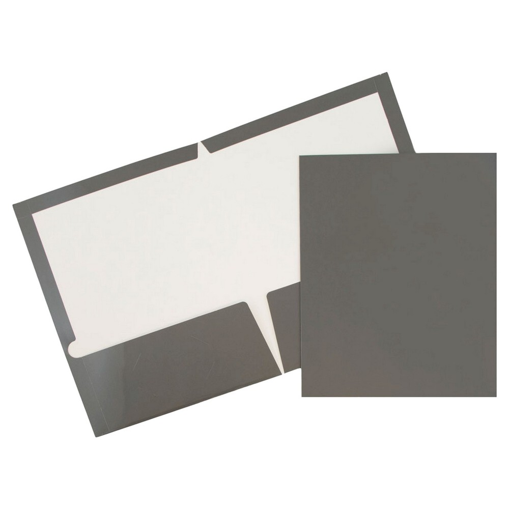 Photos - Accessory JAM 6pk Glossy Paper Folder 2 Pocket - Gray