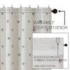 Embroidered Bee Shower Curtain 72x72  VHC Brands - 3 of 4