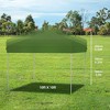 10x10 Pop Up Canopy Tent Outdoor Canopy with 1 Removable Sidewall, Commercial Instant Tent Shelter - 4 of 4