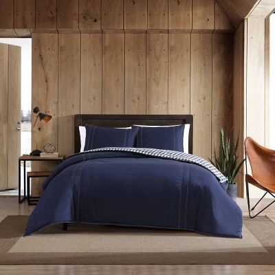 Eddie Bauer Navy Kingston Comforter Set
