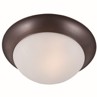 Maxim Lighting Essentials - 585x 2 - Light Flush Mount in  Oil Rubbed Bronze
