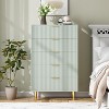 5 Drawer Dresser for Bedroom, 48” Tall Dresser Chest of Drawers, Modern Wood Storage Dresser Organizer - 3 of 4