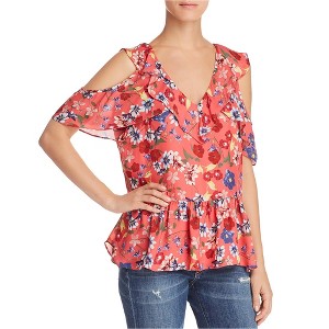 Parker Womens Dedra Floral Knit Blouse - 1 of 1