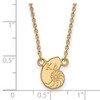 Black Bow Jewelry 14k Yellow Gold Plated Sterling Silver Kappa Delta Greek Life Necklace 18 Inch - 2 of 4