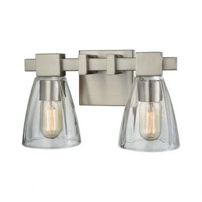 Elk Home Crispin Bottom 2 - Light Vanity in  Satin Nickel