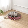 THE LICKER STORE Nelson Modern Cardboard Round Bowl Cat Scratcher with Catnip - 2 of 4