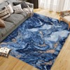 Soft Modern Abstract Boho Area Rugs for Living Room Washable Machine Rug Non-Slip Vintage Carpet for Bedroom Farmhouse Dining Room Kids Room - 3 of 4