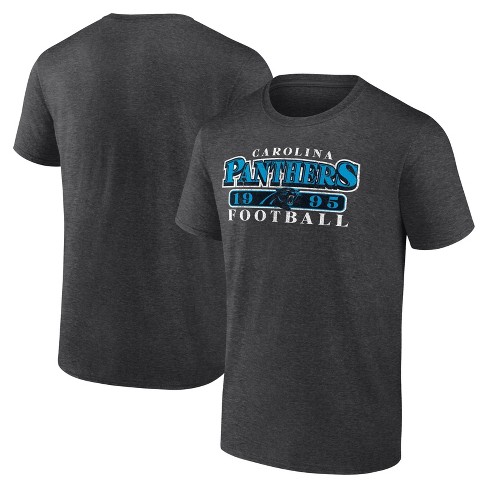 Nfl Carolina Panthers Men s Gray Short Sleeve T shirt Target