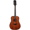 Luna Gypsy 12-String Dreadnought Mahogany Acoustic Guitar Satin Natural - 3 of 4