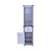 NicBex Narrow Freestanding Bathroom Cabinet,Storage Cabinet with Adjustable Shelves,Tall Linen Tower with Drawer/Doors for Bathroom,Living Room - 2 of 4