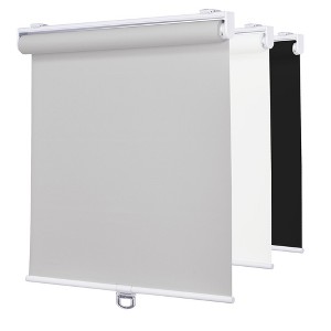 Deconovo 36mm Cordless Spring Roller Shades, Safe No Cord Blackout Blinds for Living Room - 1 of 4