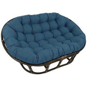 Blazing Needles, 65-inch by 48-inch Solid Outdoor Spun Polyester Double Papasan Cushion - 1 of 1