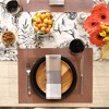 DII PVC Doubleframe Indoor/Outdoor Placemat Set/6, Cinnamon, 13x17.25" - 2 of 4