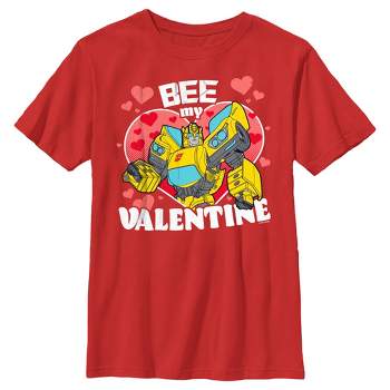 Boy's Transformers Bumblebee Bee My Valentine T-Shirt