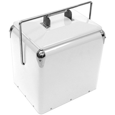 HOMLUX 12 Cans/12 qt All Day Creative Cooler: Built-in Bottle Opener, Stainless Steel