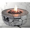 9'' H x 28'' W Fiber Reinforced Concrete Outdoor Fire pit(Stone Gray) - 4 of 4