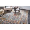 Carrington Traditional Oriental Blue/Red/Gold Area Rug - 2 of 4