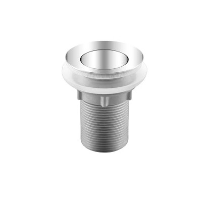 ALFI Solid Stainless Steel Pop-up Drain with Overflow