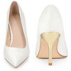 BLISSFUL STEP Women's Pointed toe Stiletto Heel Sparkly Heels Pumps - 2 of 4