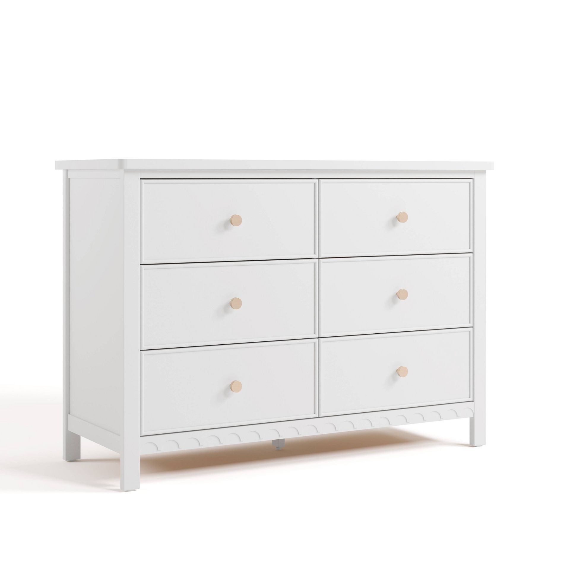 Graco Sasha 6-Drawer Double Dresser - White