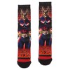 My Hero Academia Socks For Men | All Might Mens Crew Socks | MHA Sublimated Cushioned Thick Crew Socks - 2 of 3