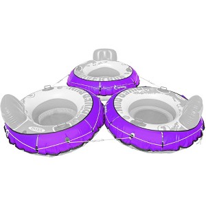 Bradley 3 Pack Heavy Duty River Tube Cover Only; Made in USA; Compatible with Intex River Run & 53" River Tubes - 1 of 4