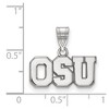 Black Bow Jewelry Sterling Silver Ohio State Buckeyes NCAA Medium Pendant - 2 of 3