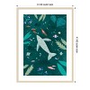 Amanti Art Swimming with a Whale by Bea Muller Wood Framed Wall Art Print - 4 of 4