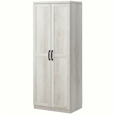 NicBex Buffet Cabinet with Storage 63" Freestanding Kitchen Pantry Floor Sideboard Cabinet with 5-tier Shelving and Adjustable Shelves
