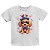 The Juniper Shop Patriotic Fluffy Dog Youth Short Sleeve Tee - 2 of 4