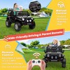 JOYRACER 24V 2-Seater Ride-On Toys Truck for Kids, 2×200W Motors, Electric Toys Car w/ 4 Wheels Spring Suspension, 3 Speeds, LED, Bluetooth Music - 4 of 4