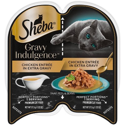 Sheba Chicken Flavor Gravy Indulgences Wet Cat Food - 2.64oz