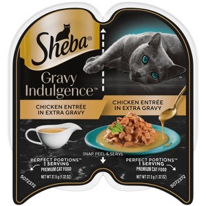 Sheba Chicken Flavor Gravy Indulgences Wet Cat Food - 2.64oz - 1 of 4
