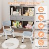 Kids Chair Set of 2 with Height Adjustable Chair, Plastic Toddler Chairs for Children Boys Girls, Kids Hammock Chair, Booster Chairs for Toddlers - 3 of 4