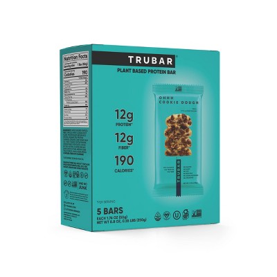 TRUBAR 12g Plant Based Protein Bars - OHHH Cookie Dough - 5ct