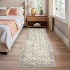 Washable Vintage Boho Area Rug for Living Room Distressed Large Oriental Accent Soft Rug Non-Slip Throw Carpet for Kitchen Office Living Room - 2 of 4