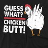 Men's Guess What Chicken Butt Funny T-Shirt - 2 of 4