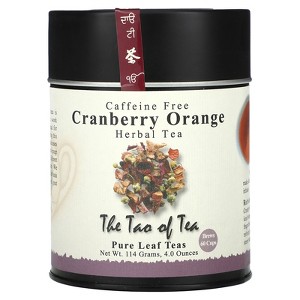 The Tao of Tea Cranberry Orange Herbal Tea, Caffeine Free, 4 oz (114 g) - 1 of 2