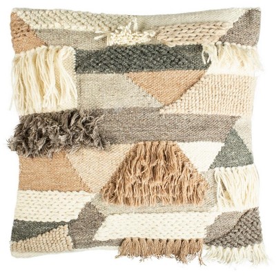 Honor Pillow - Grey/Ivory - 20"X20" - Safavieh