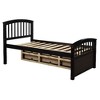 CAVINAS Twin Storage Bed Frame with 6 Drawers, Solid Pinewood Platform Bed, Bed with Headboards, Safe for Kids, No Box Spring Needed - 4 of 4