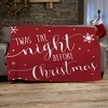 Personalization Mall Christmas Quotes Blanket, 50" x 60" Plush Fleece - 2 of 2