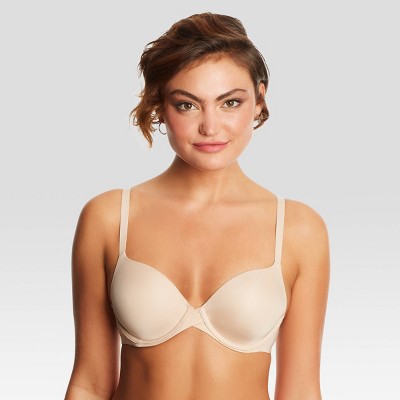 Maidenform One Fab Fit Wireless Demi Bra White 40C Women's