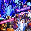 LunaLulinlk Blacklight Halloween Shower Curtain - 4 of 4